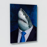 Shark Man In Suit Wall Art