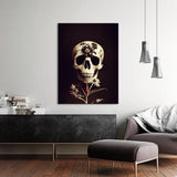 Skull Flowers 2 Wall Art
