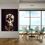 Skull Flowers 2 Wall Art