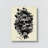 Skull Flowers 6 Wall Art