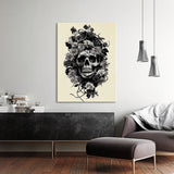 Skull Flowers 6 Wall Art