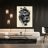 Skull Flowers 6 Wall Art