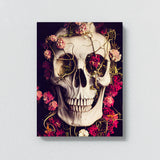Skull Flowers 7 Wall Art