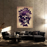 Skull Flowers 8 Wall Art