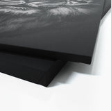 Tiger Black White Head Wall Art