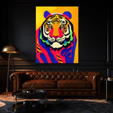 Tiger Colorful Pop Wall Art