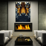 Tiger Face Wall Art