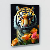 Tiger Flowers Wall Art