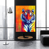 Tiger Impressionism Wall Art