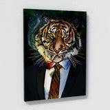 Tiger Man In Suit Wall Art