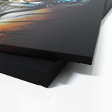Tiger Standing Colored Wall Art