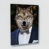 Wolf Man In Suit Wall Art