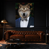 Wolf Man In Suit Wall Art