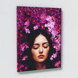 Woman Flowers 1 Wall Art