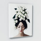 Woman Flowers 12 Wall Art