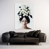 Woman Flowers 12 Wall Art