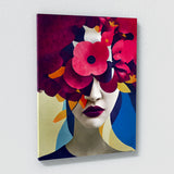 Woman Flowers 8 Wall Art