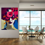 Woman Flowers 8 Wall Art