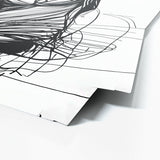 Woman Line Black And White 6 Wall Art