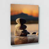 Zen Stones Meditation 1 Wall Art