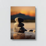 Zen Stones Meditation 1 Wall Art