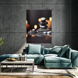 Zen Stones Meditation 22 Wall Art