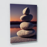 Zen Stones Meditation 3 Wall Art