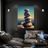 Zen Stones Meditation 6 Wall Art