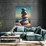 Zen Stones Meditation 6 Wall Art
